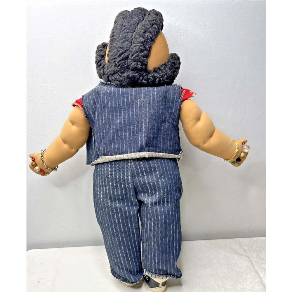 Mr. T Cloth Doll (Handmade / Cabbage Patch Style) - Picture 7 of 12